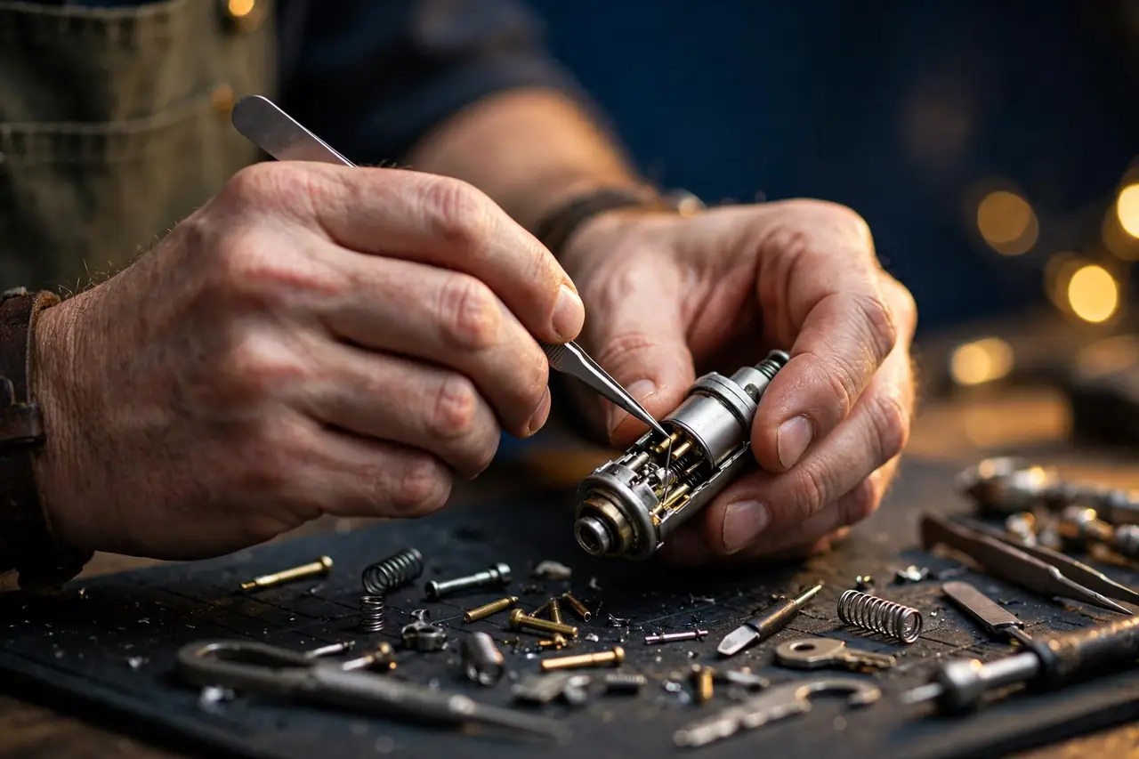 Car door lock repair